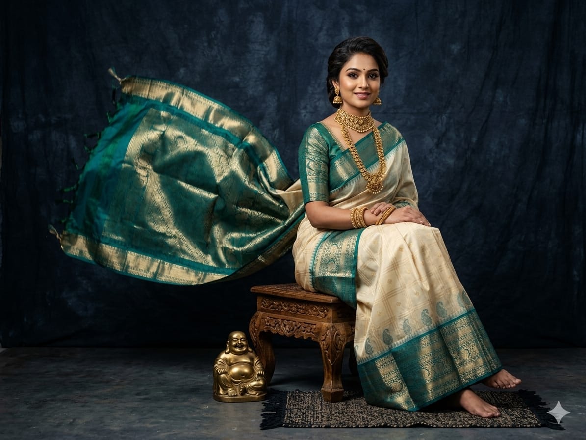 Gadwal Semi Silk Sarees With Blouse -PRSG39005