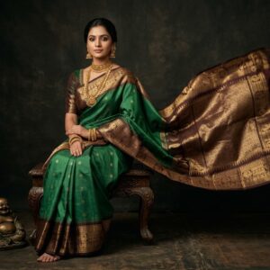 Gadwal Semi Silk Sarees With Blouse -PRSG39054