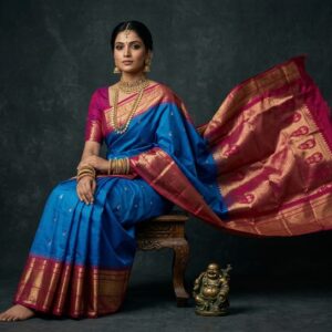 Gadwal Semi Silk Sarees With Blouse -PRSG39055