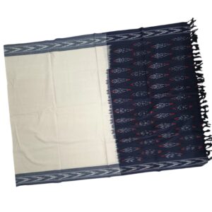 Pochampally Ikkat Handloom cotton Dupatta | Length 2.5 Meters - IKD0001