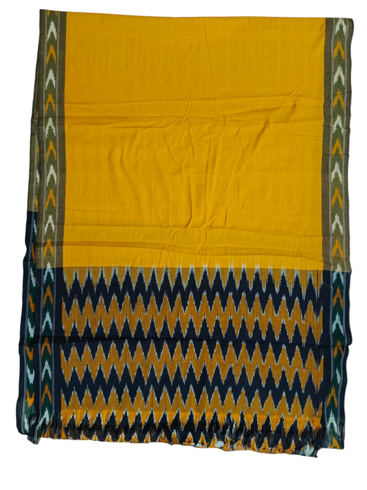 Pochampally Ikkat Handloom cotton Dupatta | Length 2.5 Meters - IKD00013