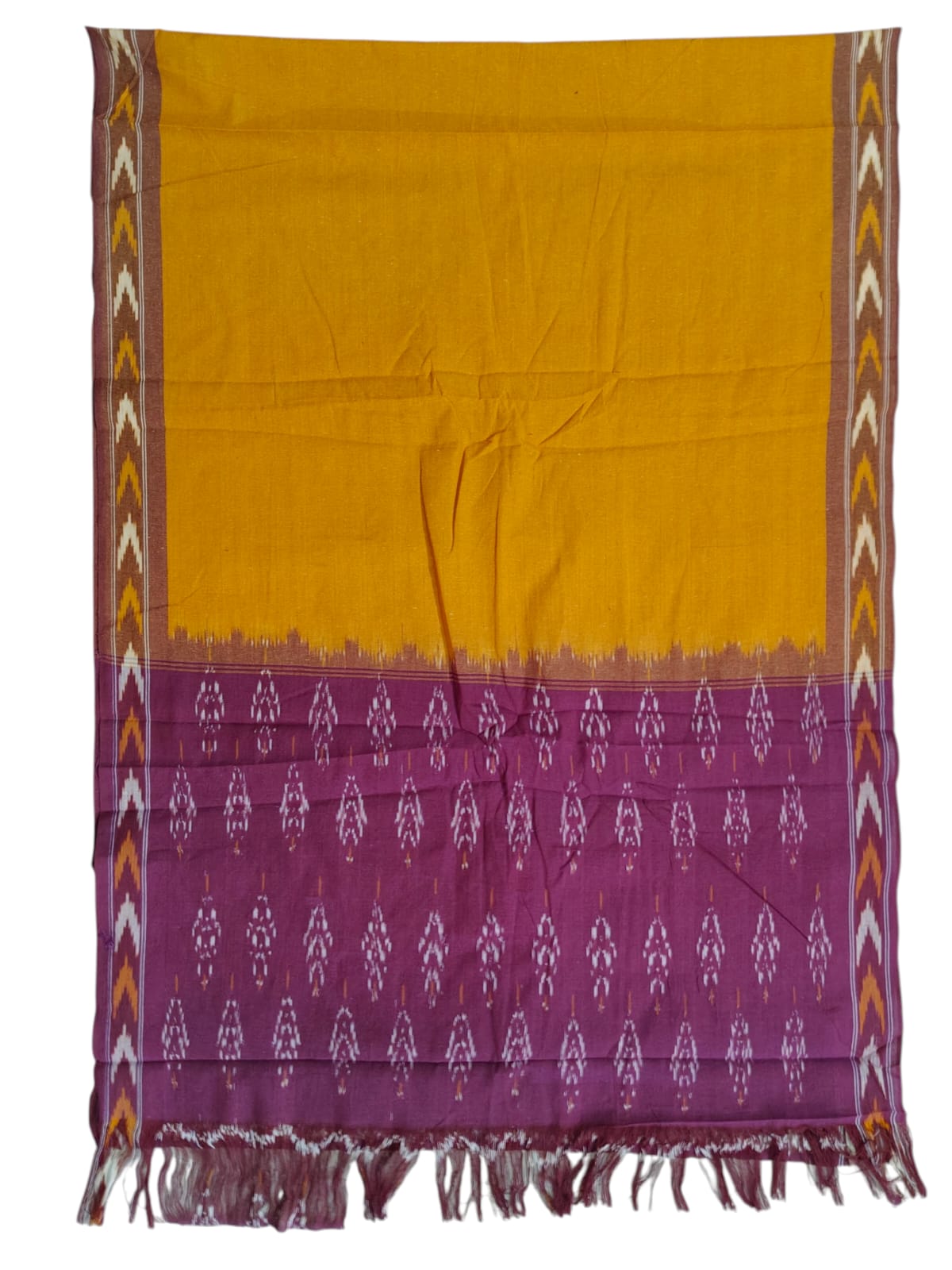 Pochampally Ikkat Handloom cotton Dupatta | Length 2.5 Meters - IKD00015