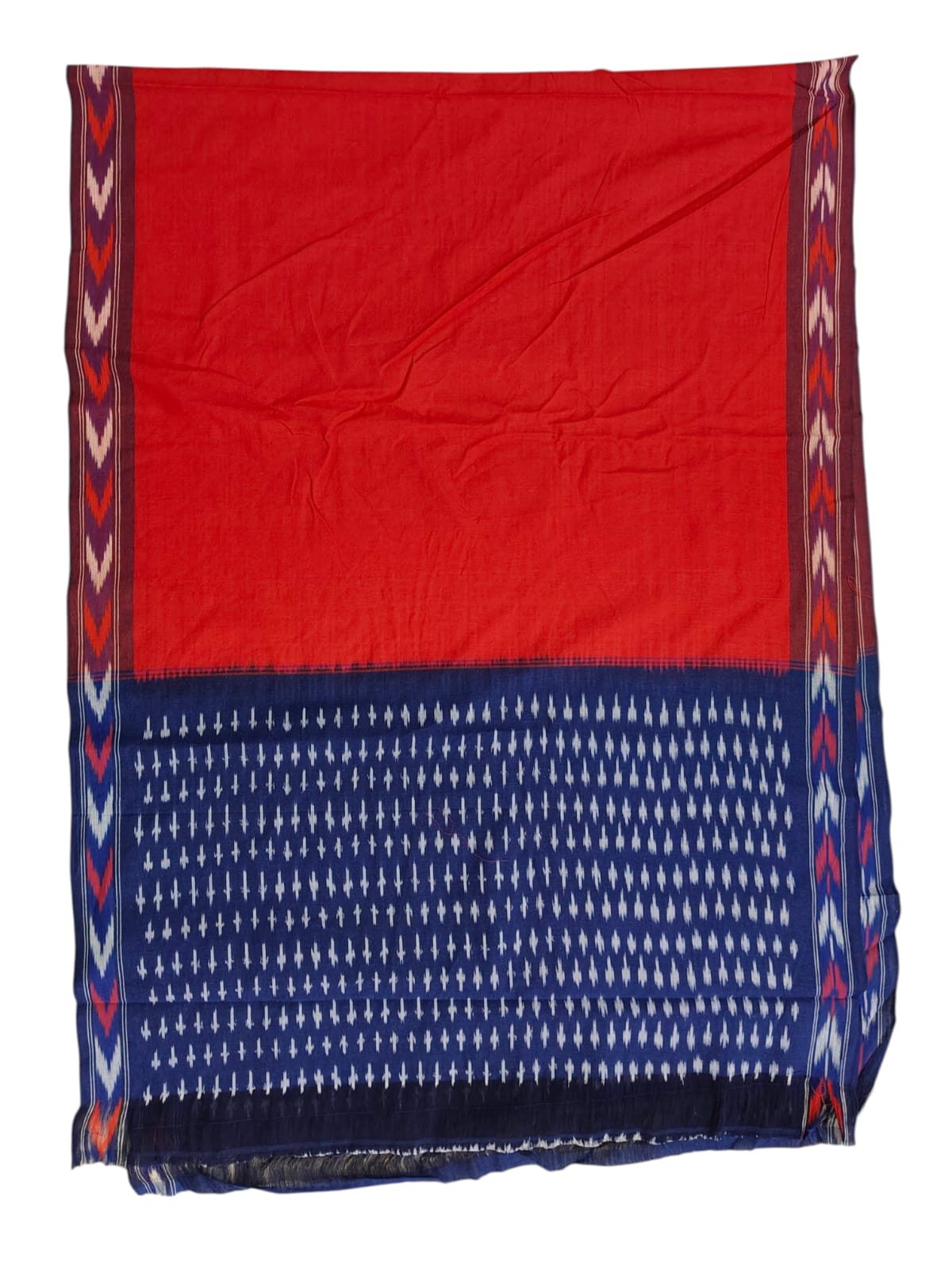 Pochampally Ikkat Handloom cotton Dupatta | Length 2.5 Meters - IKD00018