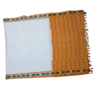 Pochampally Ikkat Handloom cotton Dupatta | Length 2.5 Meters - IKD00032