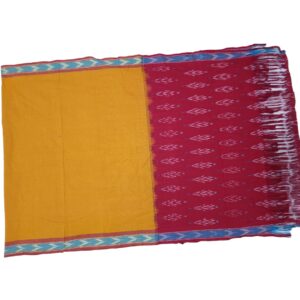 Pochampally Ikkat Handloom cotton Dupatta | Length 2.5 Meters - IKD00038