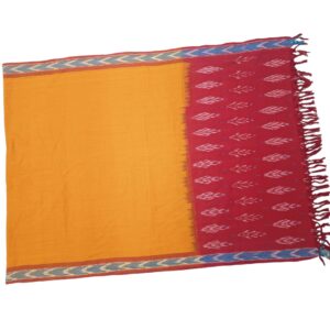 Pochampally Ikkat Handloom cotton Dupatta | Length 2.5 Meters - IKD00042