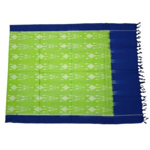 Pochampally Double ikkat cotton Dupattas | Double Weaving Handloom | Length 2.5 Meters - IKD00013