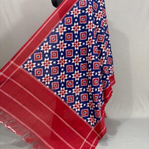 Pochampally Ikkat Telia Rumal Cotton Dupattas, telia rumal suits, telia rumal shalwas