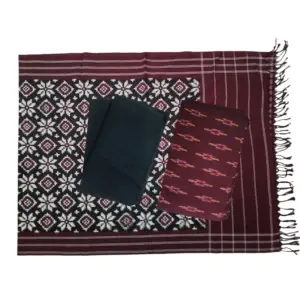 Double Ikkat telia rumal dress materials, Pochampally Ikkat suits, telia rumal suits, Pochampally Ikkat handloom telia rumal salwar suits.