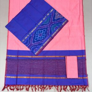 Ikkat Silk Mix Dress Material