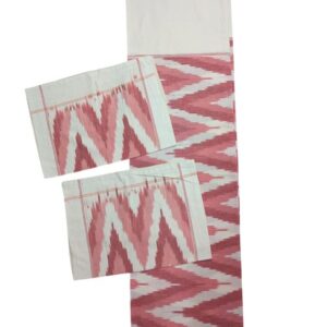 Pochampally Ikkat King Size Bedsheet with 2 Pillow Covers - IKDB00015