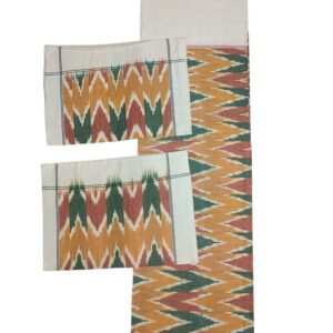 Pochampally Ikkat King Size Bedsheet with 2 Pillow Covers - IKDB0002