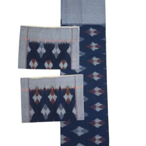 Pochampally Ikkat King Size Bedsheet with 2 Pillow Covers - IKDB0003