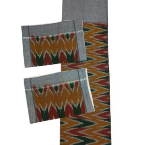 Pochampally Ikkat King Size Bedsheet with 2 Pillow Covers - IKDB0004