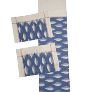 Pochampally Ikkat King Size Bedsheet with 2 Pillow Covers - IKDB0008