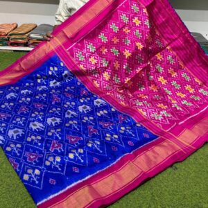 Pochampally ikkat silk sarees, ikat Silk mark certified sarees, double ikkat silk sarees