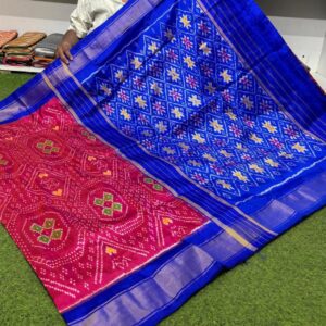 Pochampally ikkat silk sarees, ikat Silk mark certified sarees, double ikkat silk sarees