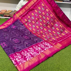 Pochampally ikkat silk sarees, ikat Silk mark certified sarees, double ikkat silk sarees