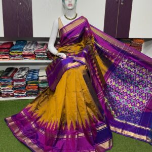 Pochampally silk sarees, ikkat silk sarees with blouse, pochampally ikkat sarees, double ikkat silk sarees, Pattu sarees