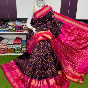 Pochampally silk sarees, ikkat silk sarees with blouse, pochampally ikkat sarees, double ikkat silk sarees, Pattu sarees