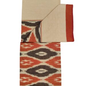 Pochampally Ikkat Single Bedsheet | Handloom Cotton -ISB0015