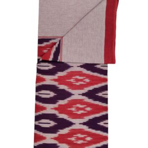 Pochampally Ikkat Single Bedsheet | Handloom Cotton -ISB0020