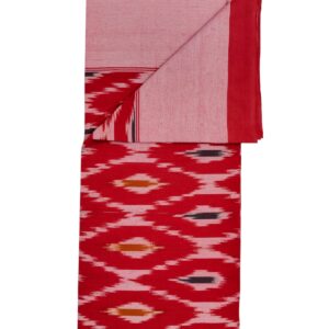 Pochampally Ikkat Single Bedsheet | Handloom Cotton -ISB0023