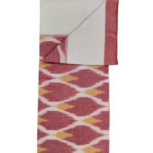 Pochampally Ikkat Single Bedsheet | Handloom Cotton -ISB0025