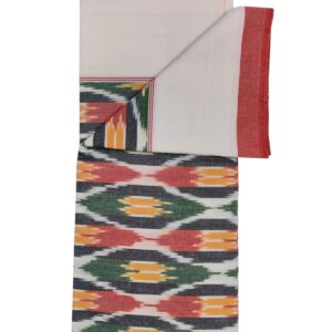 Pochampally Ikkat Single Bedsheet | Handloom Cotton -ISB0026