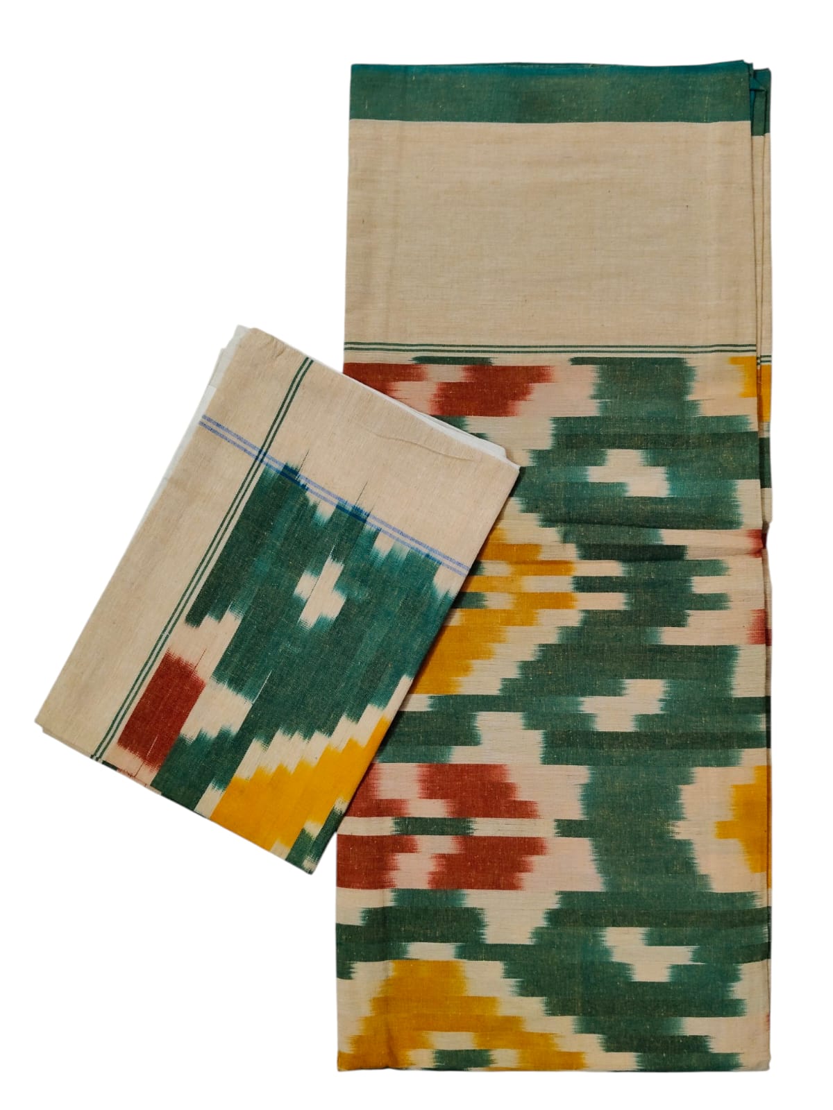 Pochampally Ikkat Single Bedsheet | Handloom Cotton -ISB0028