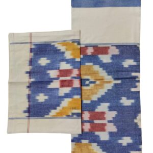 Pochampally Ikkat Single Bedsheet | Handloom Cotton -ISB0031