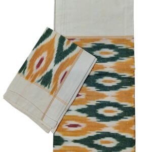 Pochampally Ikkat Single Bedsheet | Handloom Cotton -ISB0034