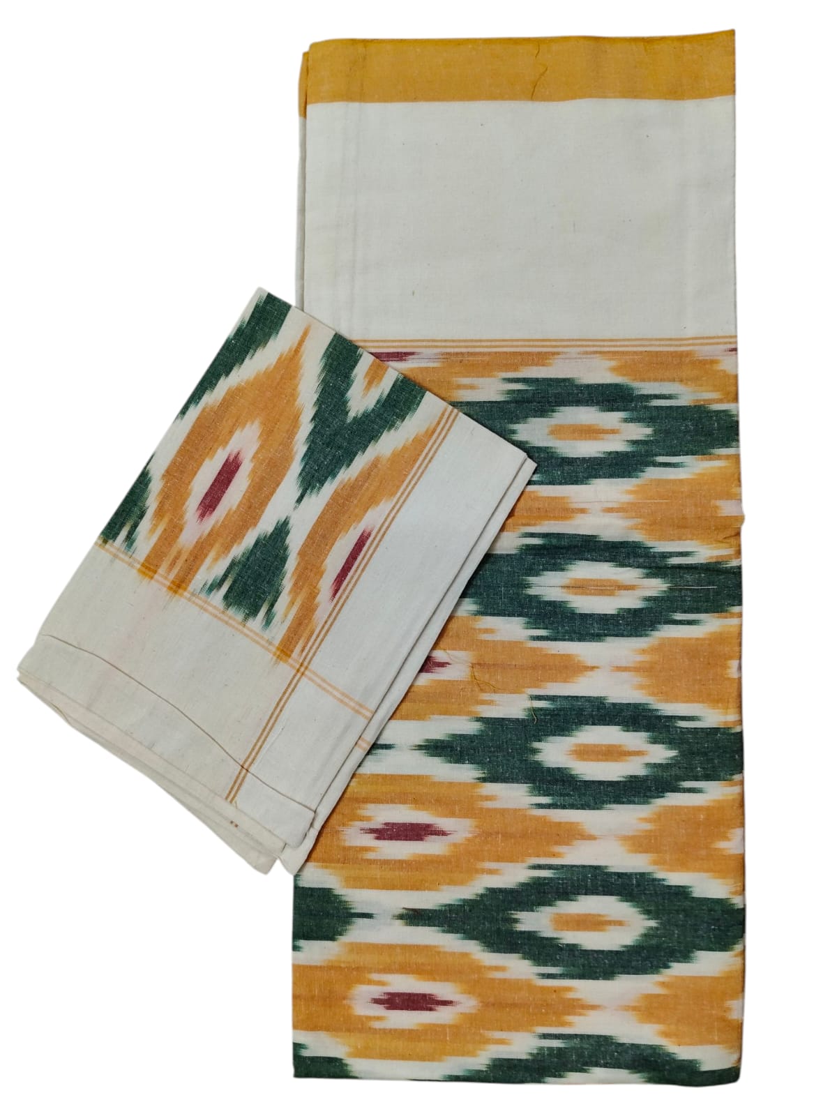 Pochampally Ikkat Single Bedsheet | Handloom Cotton -ISB0034
