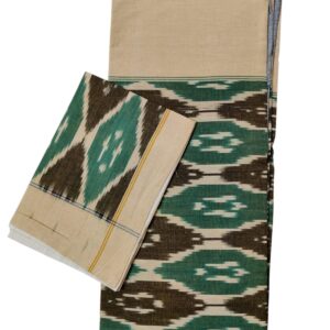 Pochampally Ikkat Single Bedsheet | Handloom Cotton -ISB0035