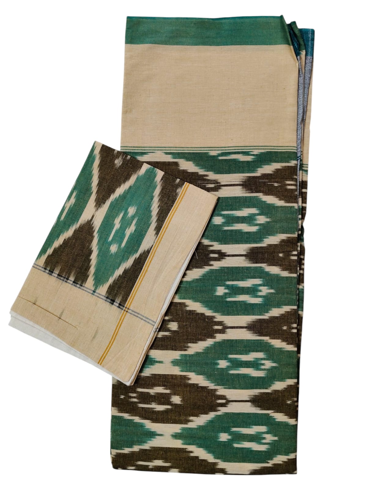 Pochampally Ikkat Single Bedsheet | Handloom Cotton -ISB0035