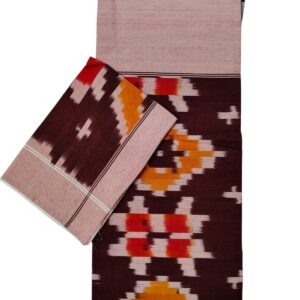 Pochampally Ikkat Single Bedsheet | Handloom Cotton -ISB004