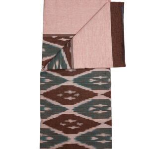 Pochampally Ikkat Single Bedsheet | Handloom Cotton -ISB005