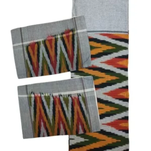 Pochampally Ikkat Double THICK Bedsheet with 2 Pillow Covers - IKTB0019