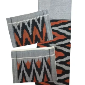 Pochampally Ikkat Double THICK Bedsheet with 2 Pillow Covers - IKTB0028