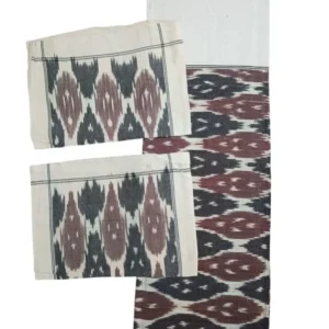Pochampally Ikkat Double THICK Bedsheet with 2 Pillow Covers - IKTB005