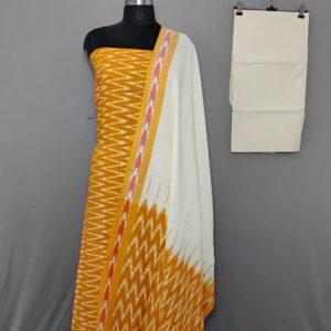 Pochampally Ikkat cotton dress materials, Ikkat handloom cotton suits, ikkat salwar suits, pochmapally dress materials, handloom suits, ikkat suit pieces