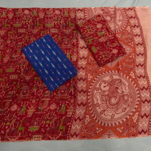 Kalamkari Cotton Dress material, Kalamkari dupatta, kalamkari suits