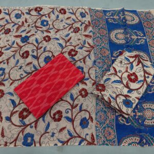 Kalamkari Cotton Dress material, Kalamkari dupatta, kalamkari suits