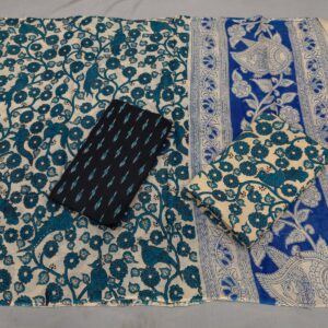 Kalamkari Cotton Dress material, Kalamkari dupatta, kalamkari suits