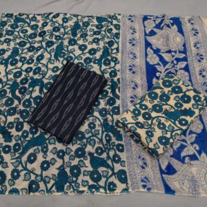 Kalamkari Cotton Dress material, Kalamkari dupatta, kalamkari suits