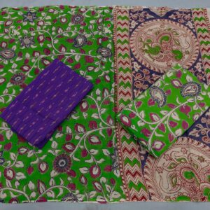 Kalamkari Cotton Dress material, Kalamkari dupatta, kalamkari suits