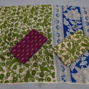 Kalamkari Cotton Dress material, Kalamkari dupatta, kalamkari suits