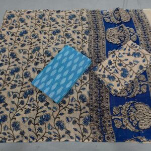 Kalamkari Cotton Dress material, Kalamkari dupatta, kalamkari suits