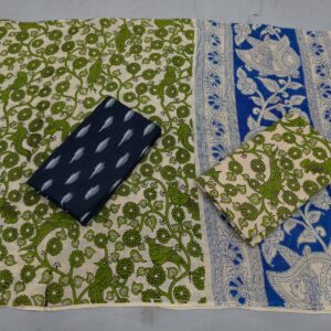 Kalamkari Cotton Dress material, Kalamkari dupatta, kalamkari suits