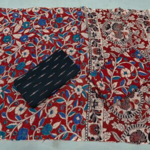 Kalamkari Cotton Dress material, Kalamkari dupatta, kalamkari suits